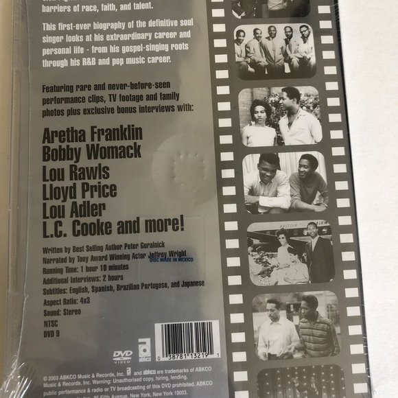 ABKCO Sam Cooke: Legend DVD-Grammy Award Winning Documentary-biography-musicNEW - Picture 2 of 2